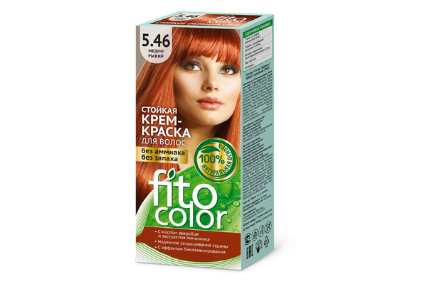 Fitocolor крем-краска для волос тон 5.46 медно-рыжий, 115 мл купить на ...