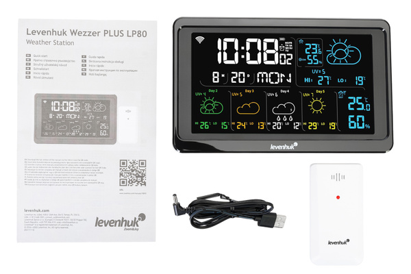 Метеостанция levenhuk Wezzer PLUS LP80 купить по выгодной цене в ...