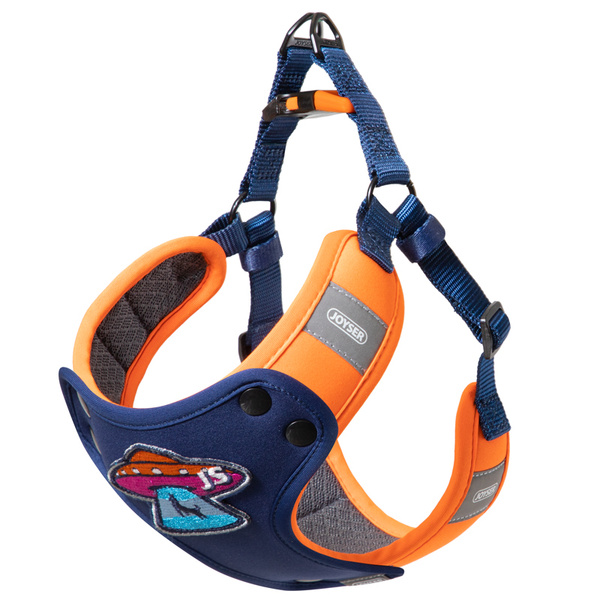 Мягкая шлейка для собак JOYSER Walk Mood Harness M оранжевая - купить с ...