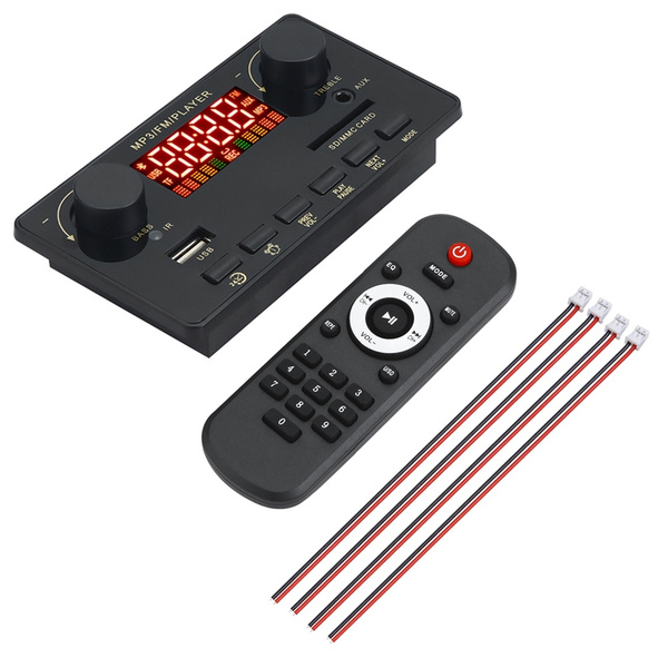 (OZK7)2X40 Вт усилитель Bluetooth 5,0 MP3-плеер WAV декодер доска 12 В ...