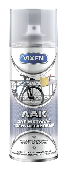 Лак для металла полиуретановый, спрей 520мл, VX24004 VIXEN купить на ...