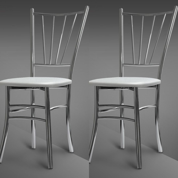 Стулья для кухни Крис 2шт белый экокожа купить на OZON по низкой цене ...