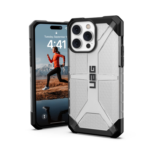 Защитный чехол UAG Plasma для iPhone 12 Pro Max (Прозрачный лёд / Ice ...