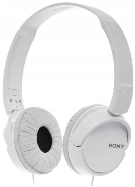 Наушники Накладные Sony проводные накладные MDR-ZX110 белый, складная ...