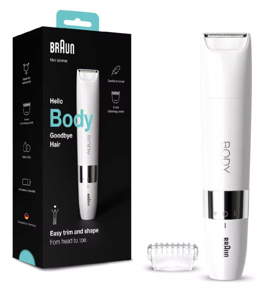 Braun Триммер Braun Body Mini Trimmer BS1000 - купить с доставкой по ...