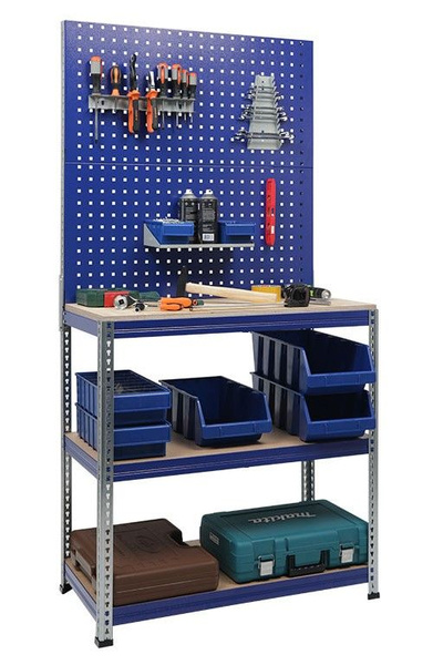 Верстак складной столярный металлический Garage Set 3 /верстак для ...