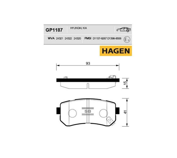 Sangsin Brake Колодки тормозные, арт. GP1187 купить на OZON по низкой ...