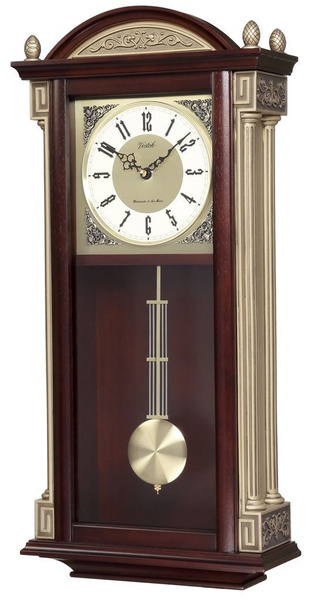 Настенные часы Восток Н-11081, кварцевый, махагон - купить по низкой ...