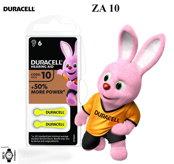 Duracell Батарейка PR70 (ZA10, V10, DA230), Щелочной тип, 1,4 В, 6 шт ...