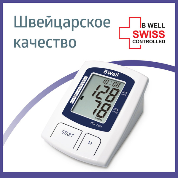 Тонометр автоматический для измерения давления B.Well A-23 на плечо, с ...