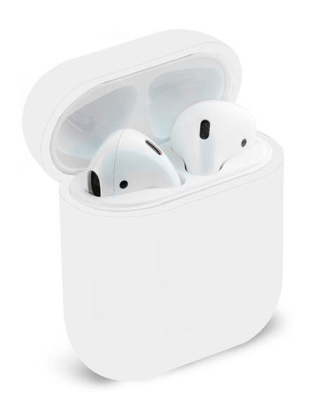 Силиконовый чехол (футляр) для наушников Apple AirPods 1, 2/ кейс на ...
