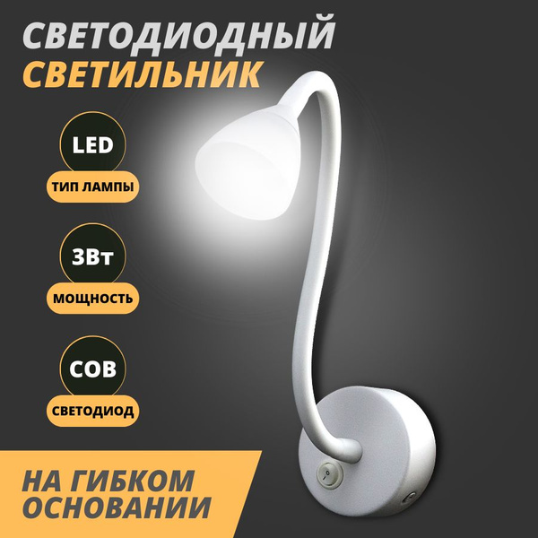 Бра TDM Electric поворотный с выключателем для кухни и коридора_4000_1 ...