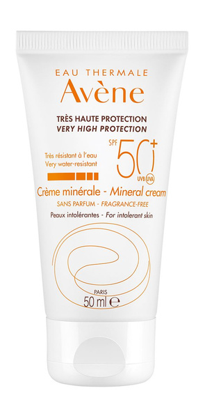 AVENE Крем для сверхчувствительной кожи лица солнцезащитный минеральный ...