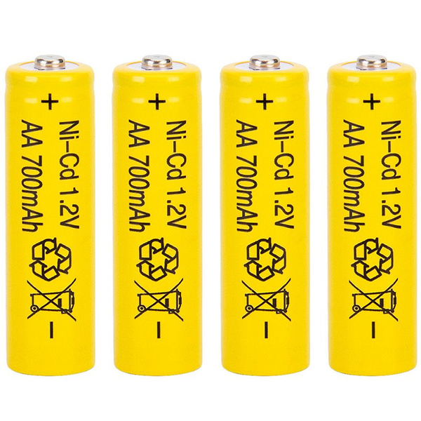 Аккумуляторная батарея AA 1,2 В 700 мАч 4 ШТ. - купить с доставкой по ...