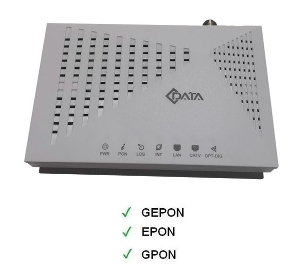 Абонентский терминал C-Data FD701G-AX ONT GPON/GEPON с ТВ выходом (1GE ...