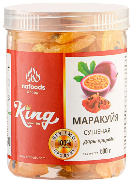 Маракуйя сушёная /Натуральная сушёная Маракуйя King 500г - купить с ...