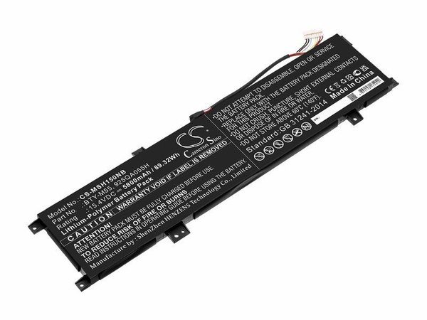 Аккумулятор для ноутбука MSI Alpha 15 A3DDK, 15 A4DEK (BTY-M55 ...