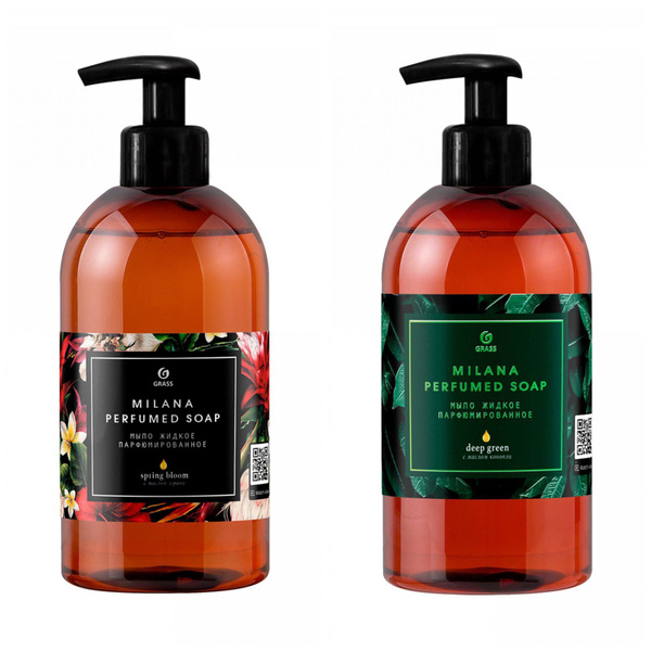 Жидкое парфюмированное мыло MILANA Green Deep и MILANA Spring Bloom ...