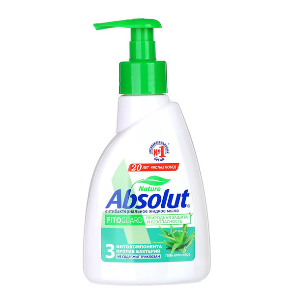 Мыло жидкое ABSOLUT FitoGuard алоэ, п/б, 250 г - купить с доставкой по ...