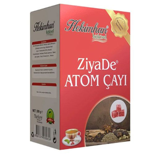 АТОМ Чай с прополисом, куркумой, имбирем ZiyaDe ATOM HEKIMHAN BITKISEL ...
