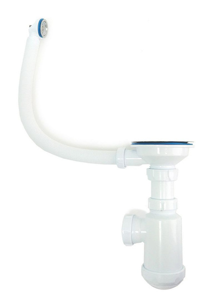 Сифон GRAND 3 1/2 " для кухонных моек из камня / для раковины на кухню ...