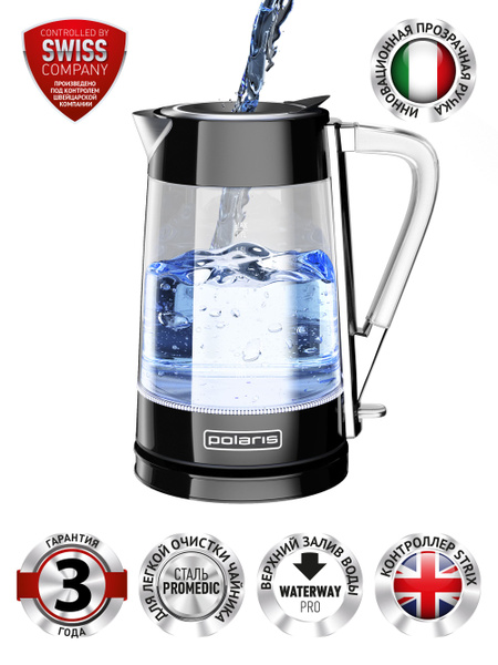 Чайник Polaris PWK 1715CGL WATER WAY PRO купить на OZON по низкой цене ...