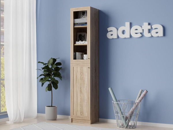 Шкаф книжный ADETA Шкаф книжный_6429891_, 40x30x202 см - купить по ...