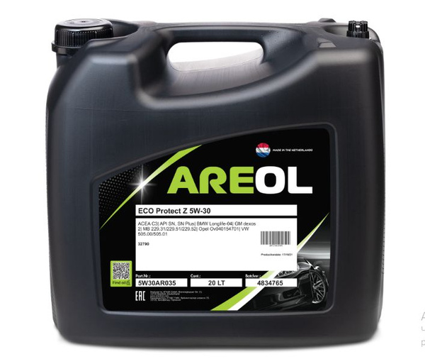 Масло моторное AREOL Eco Protect 5W-30 Синтетическое - купить в ...
