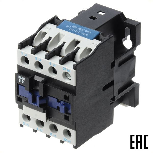 Пускатель магнитный ПМЛ 2101 220В 25А 1р IP00 без реле Электротехник ...