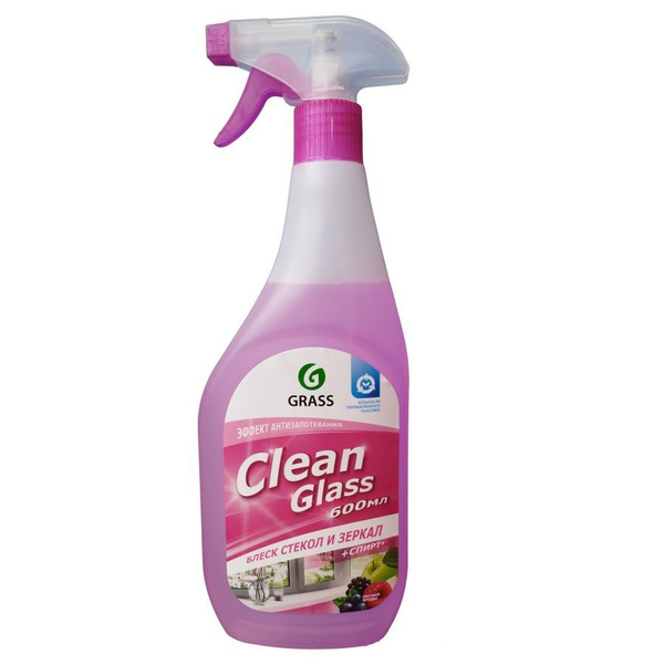 Средство для мытья стёкол,окон,пластика и зеркал Clean Glass лесные ...