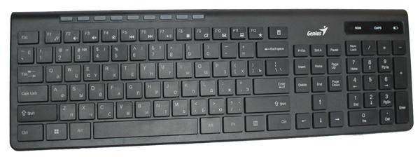 Клавиатура беспроводная Genius SlimStar 7230 (31310021402), черный ...