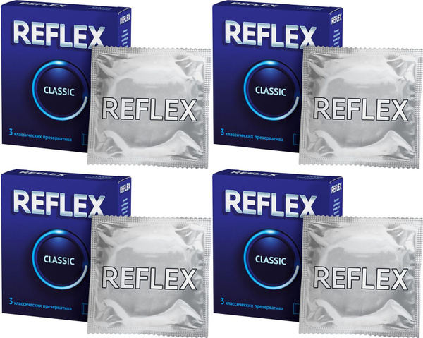 Презервативы Reflex Classic, комплект: 4 упаковки по 3 шт купить на ...