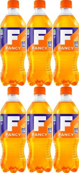 Газированный напиток Fancy со вкусом апельсина сильногазированный 0,5 л ...