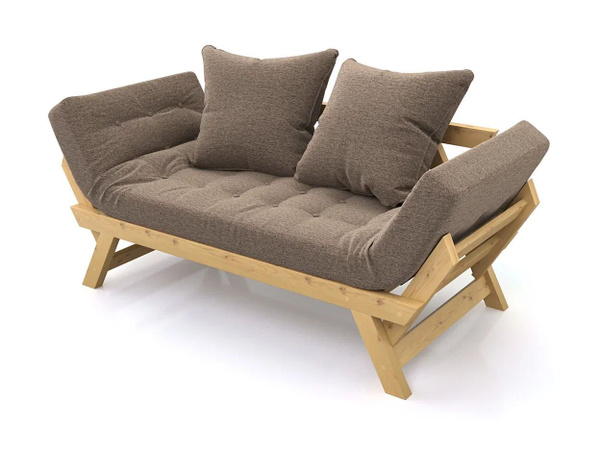 Садовый диван кушетка Soft Element Осварк Textile Brown, из дерева ...