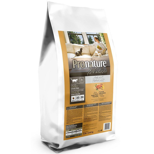 PRONATURE HOLISTIC ADULT беззерновой сухой корм для взрослых кошек (с ...