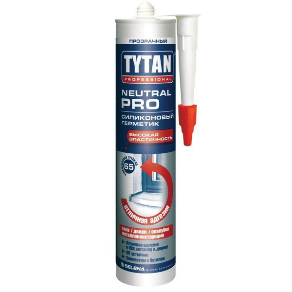 Силиконовый Герметик Tytan Professional, Для металла, белый - купить по ...