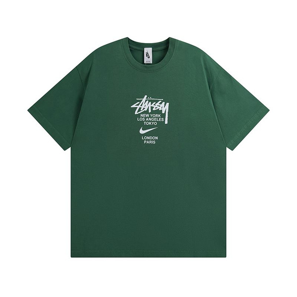 Футболка Stussy, размер 52, цвет зеленый, Cotton - купить по выгодной ...