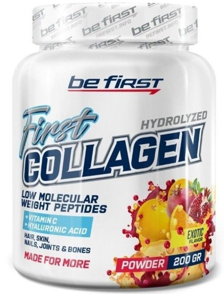 Be First Collagen + hyaluronic acid + vitamin C Коллаген, гиалуроновая ...
