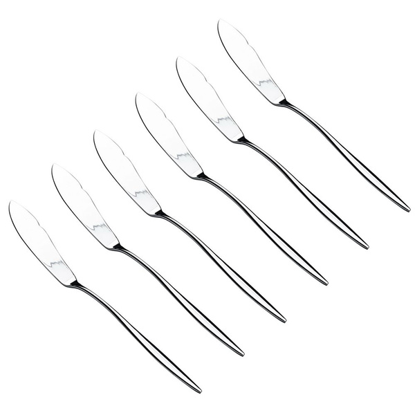 Набор ножей для рыбы 6 штук 21,5 см Plaza - купить с доставкой по ...