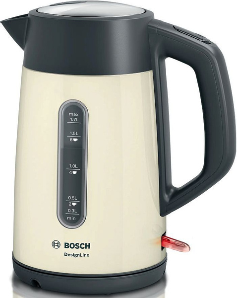 Купить электрический чайник Bosch DesignLine 1.7 л TWK4P437, Металл ...