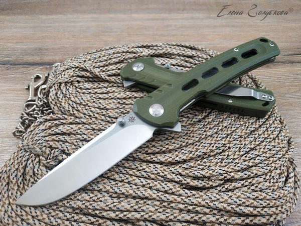 FIVE PRO Складной нож флиппер Storm green сталь D2 - купить с доставкой ...
