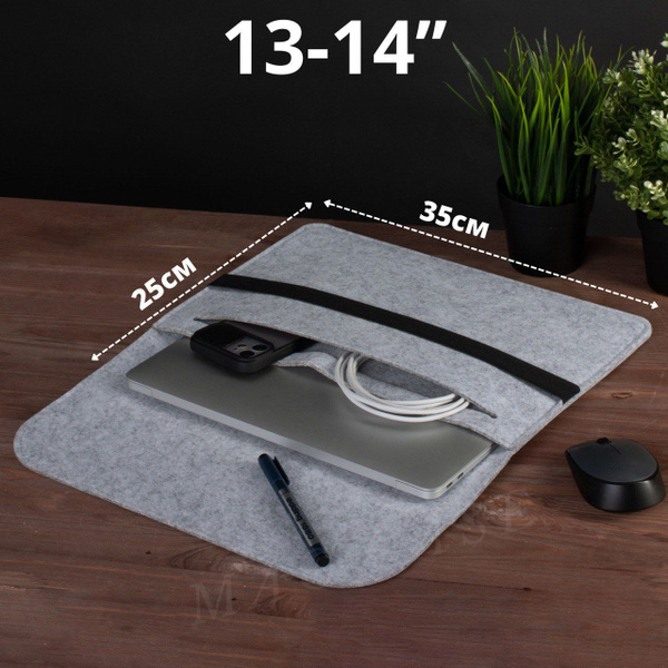 Чехол для ноутбука MAC CASE, Отделение для аксессуаров, Защита от воды ...