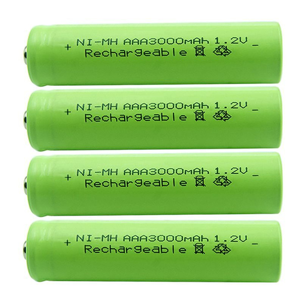 Аккумуляторные батарейки , Ni-Mh, тип AAA, 3000 mAh, 1.2V - купить с ...