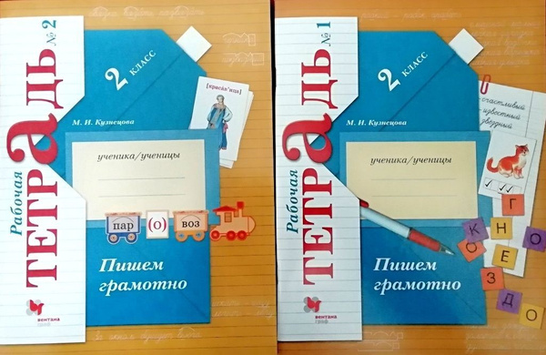 Пишем грамотно 2 класс. Рабочая тетрадь. Комплект в 2-х частях ...