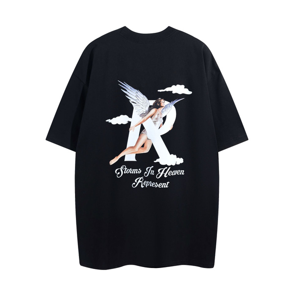 Футболка REPRESENT, размер 52, цвет черный, Cotton - купить по выгодной ...