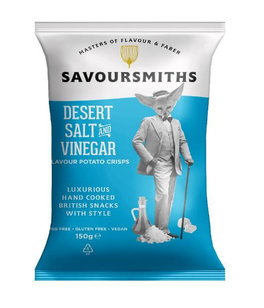 Чипсы Savoursmiths с солью пустыни и уксусом, 150 г - купить с ...