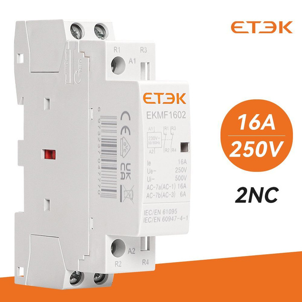ETEK Контактор 16А, 1шт. - купить с доставкой по выгодным ценам в ...