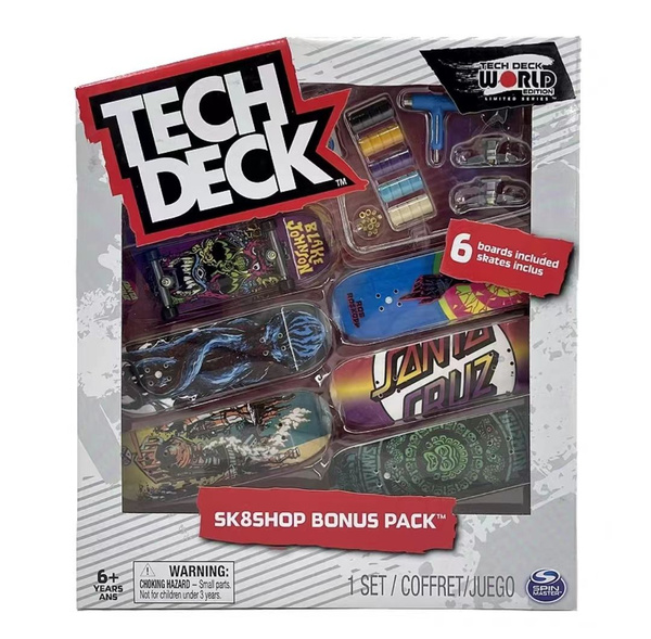 Tech Deck Pro Fingerboard, набор из 6 (с аксессуарами) Подарок для