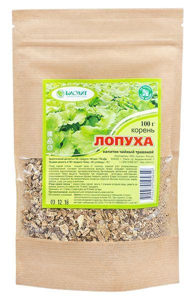 Напиток чайный корень Лопуха, Биолит, 100 гр - купить с доставкой по ...