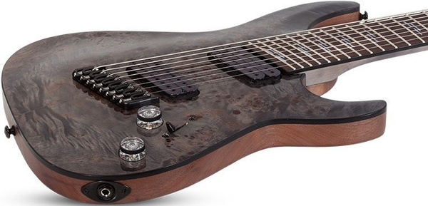 Schecter Электрогитара OMEN ELITE-8 8-струнная, корпус Красное дерево ...